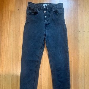 ZARA High waisted and cropped skinny jeans